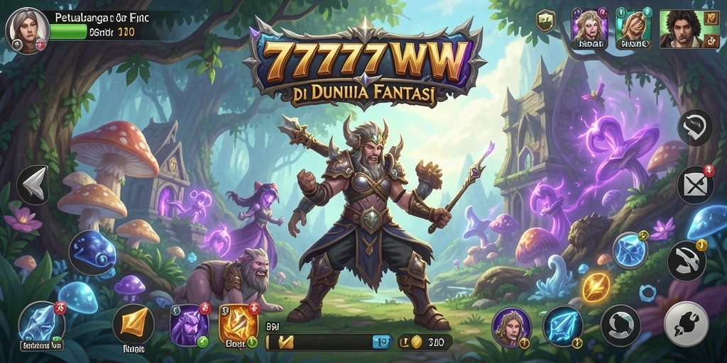 Gameplay yang mendebarkan di dunia 7777W penuh petualangan.