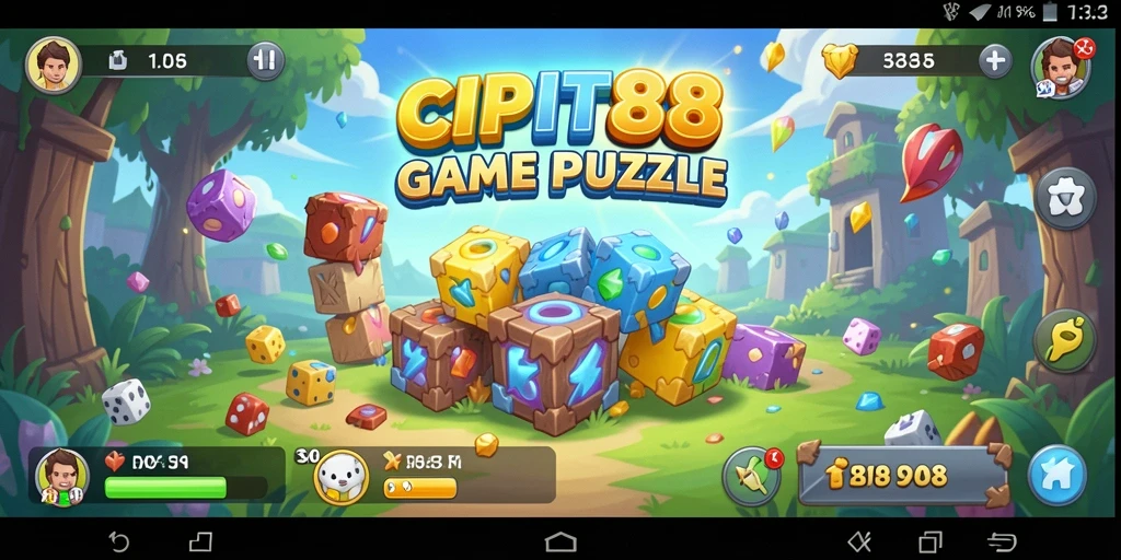 Screenshot gameplay CIPIT88 menampilkan tantangan Puzzle yang menarik.