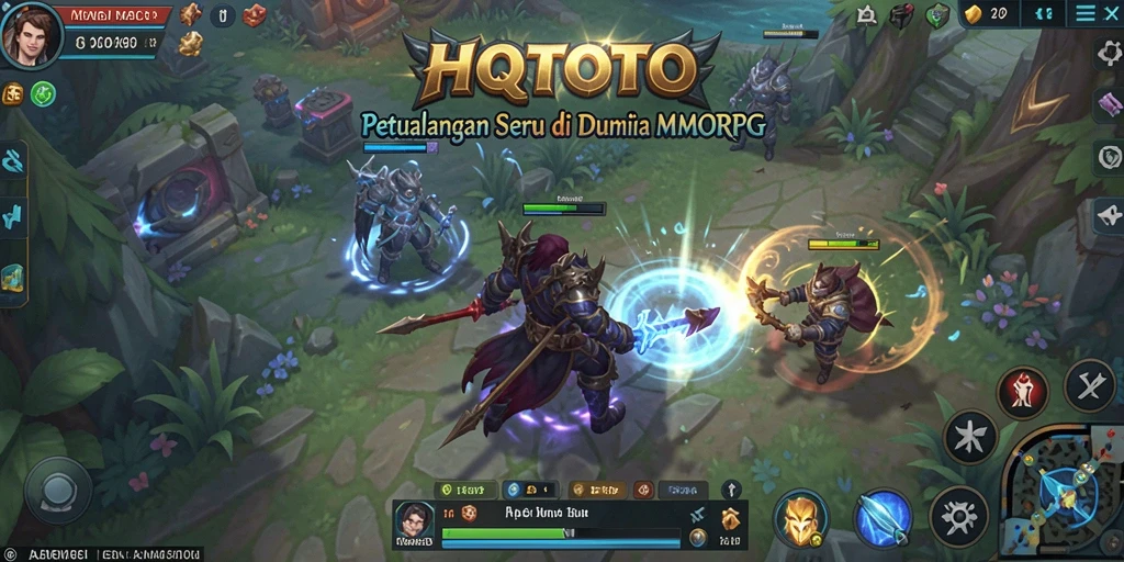 Tampilan gameplay HQTOTO yang menegangkan dan menarik dalam dunia MMORPG.