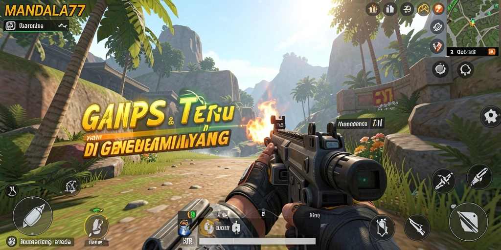 Tampilan gameplay MANDALA77 yang seru dan mendebarkan.