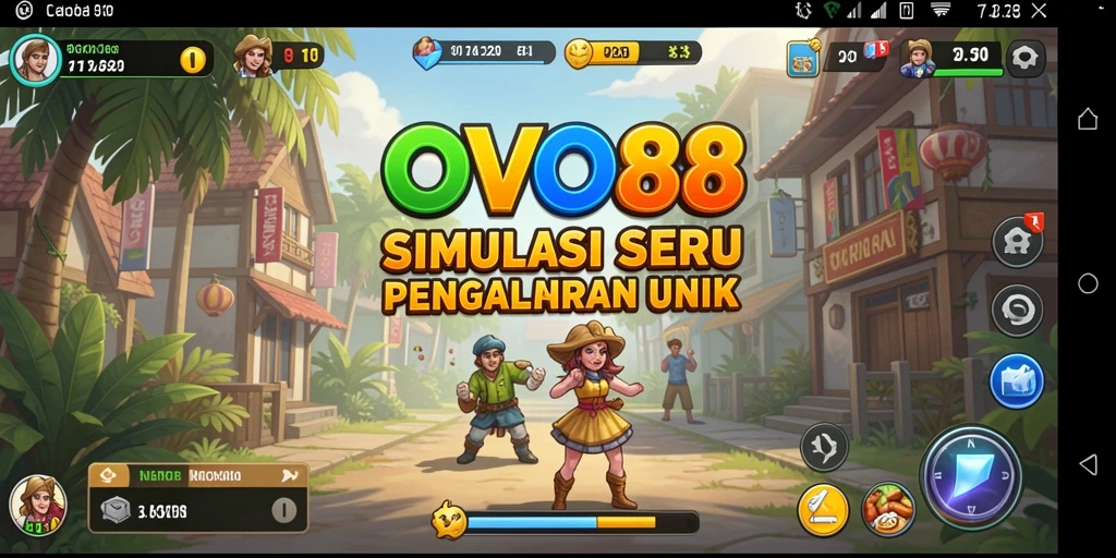 Screenshot gameplay OVO88 menunjukkan grafis dan interaksi yang mengesankan.