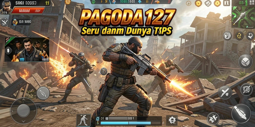 Tampilan gameplay seru dalam dunia TPS yang menakjubkan.