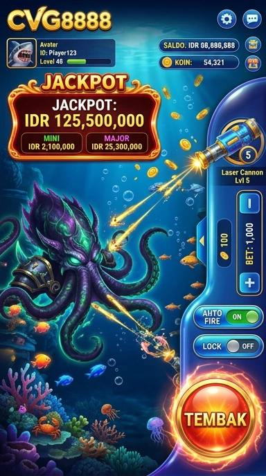 Screenshot antarmuka utama aplikasi cvg8888 yang memudahkan navigasi.